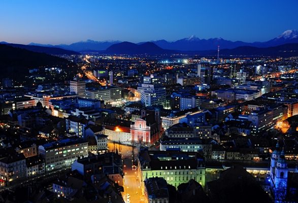 Nočna Ljubljana