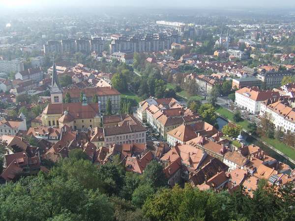 Razgled iz Ljubljanskega gradu